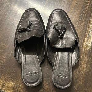 Cole Haan Black Mules with Tassels size 7.5